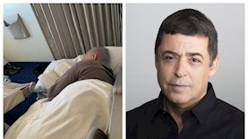 בן כספית ונתניהו במטוס, צילום: חשבון הטוויטר של ינון מגל